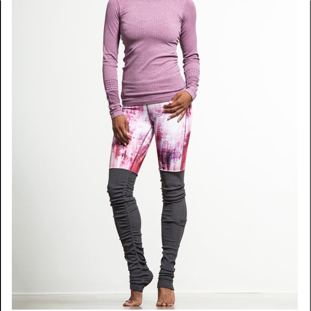 ALO Yoga Goddess Ribbed Leggings Desert Sunset S